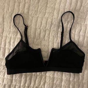 L*Space Sadie Bikini Top in Black
